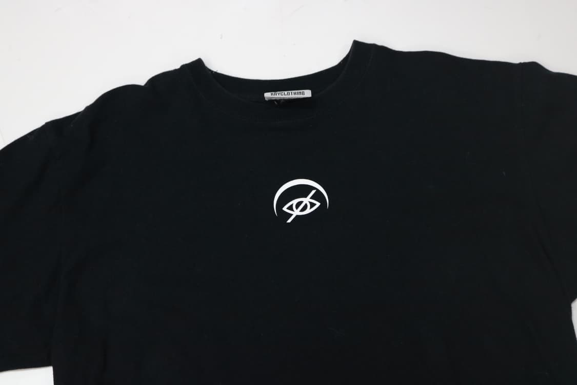 케이알와이 고딕 그래픽 멀티 로고 블랙 반팔티셔츠 상품이미지8