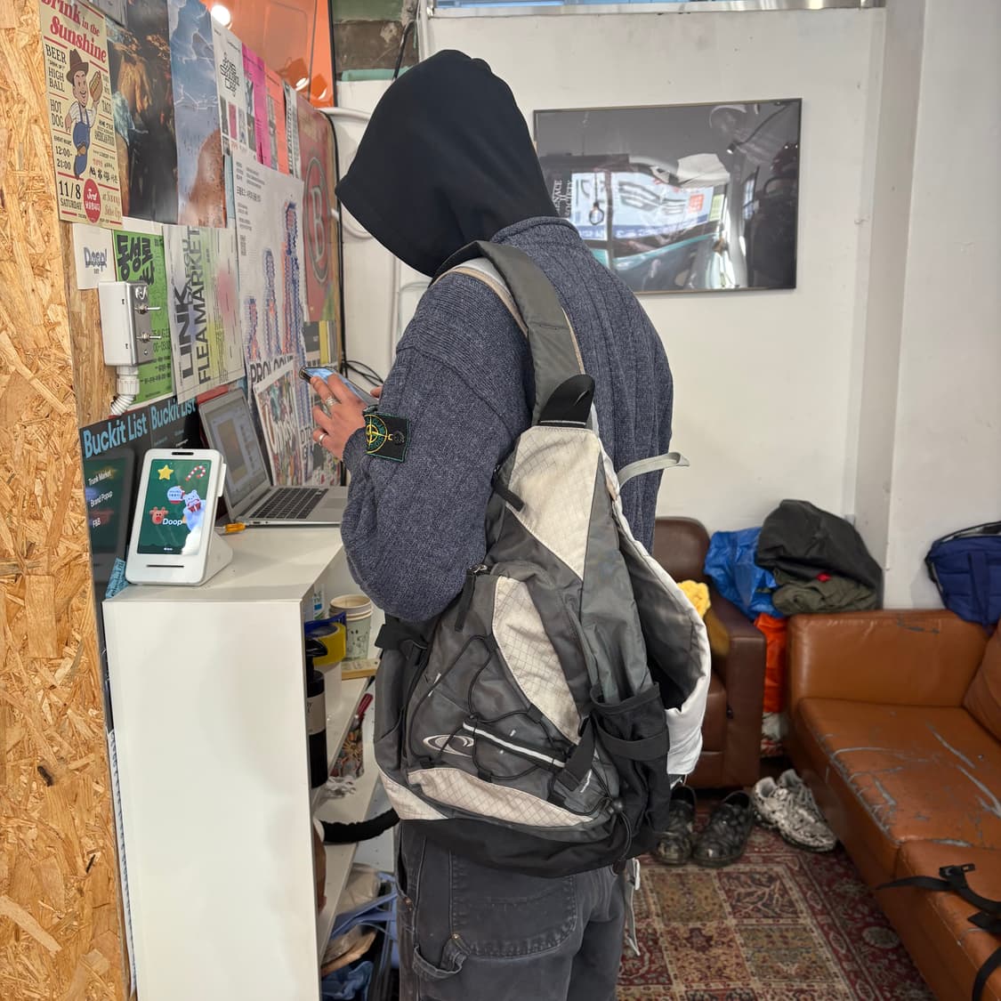 오닐 그레이 슬링백 상품이미지2