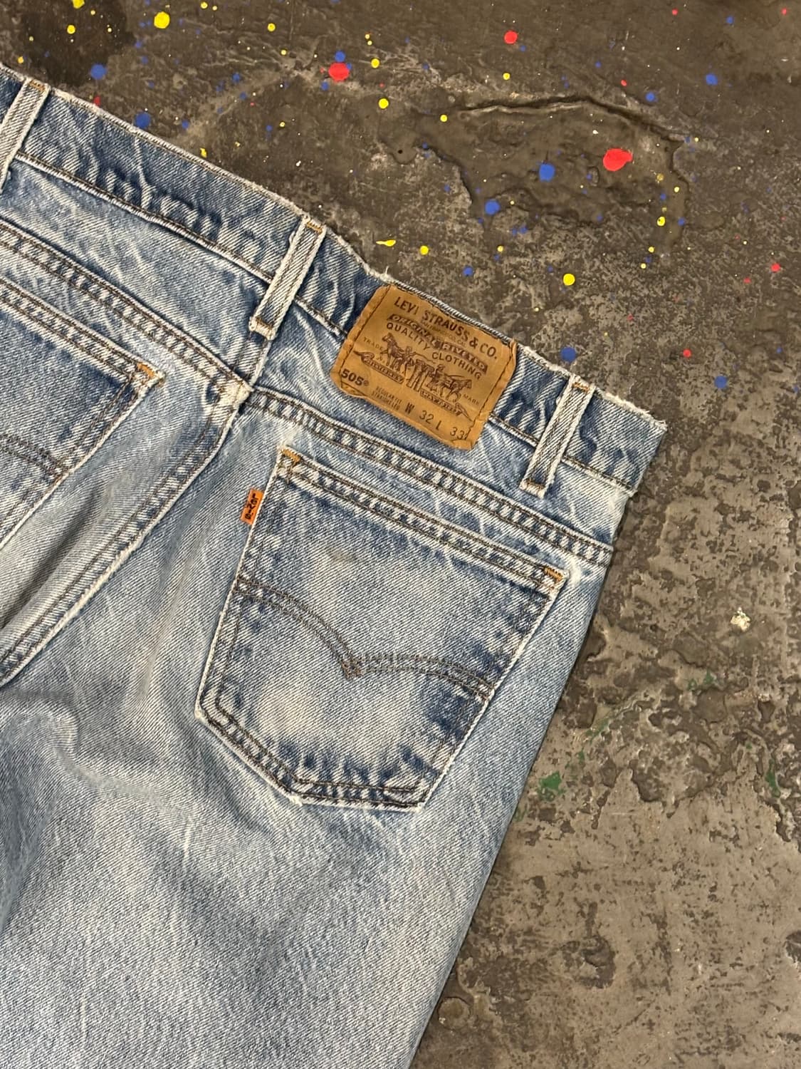 90's MADE IN USA 🇺🇸 리바이스 505 오렌지탭 상품이미지10