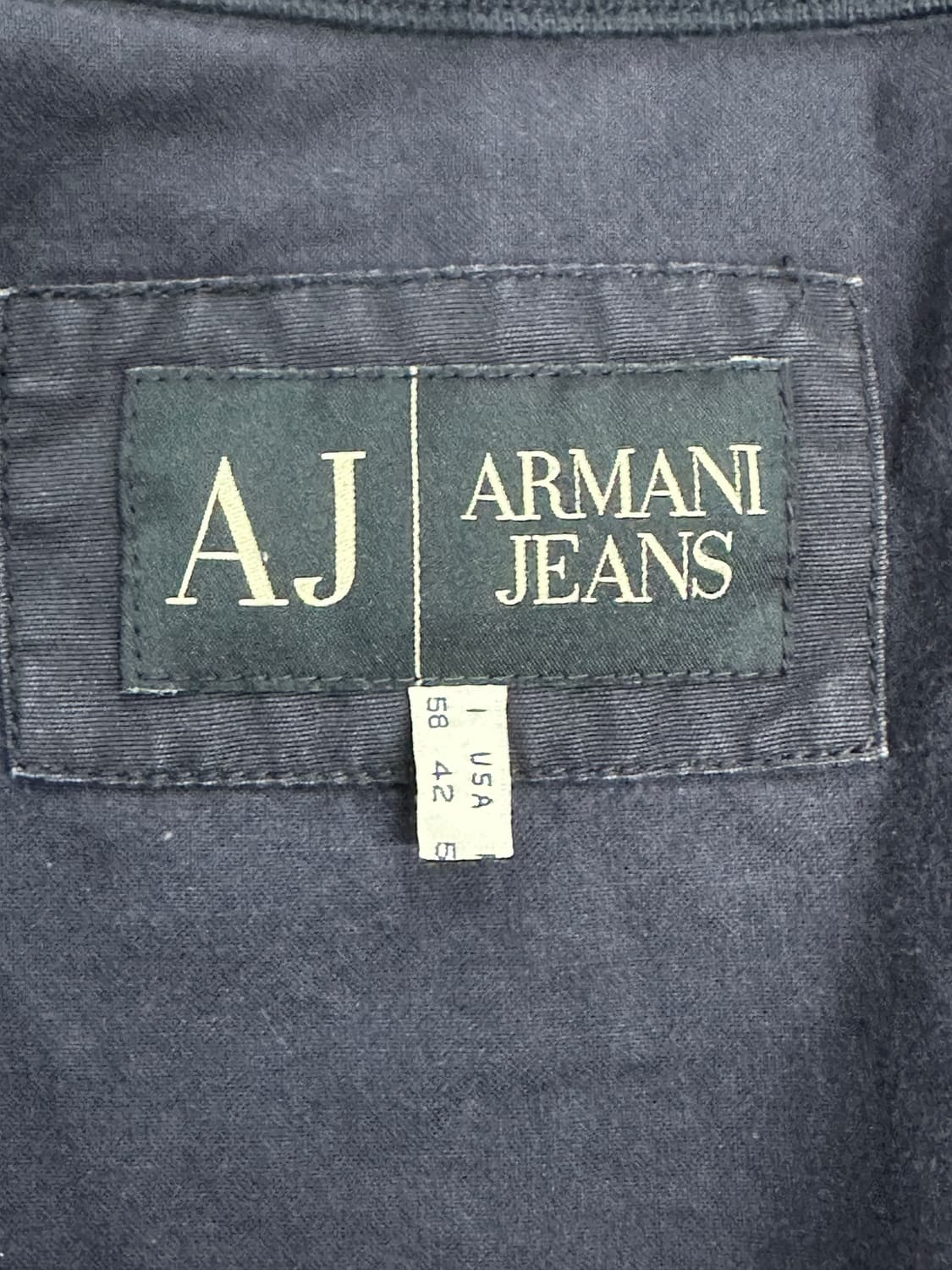 00s Armani Jeans 페이디드 봄버 자켓 XL 상품이미지8