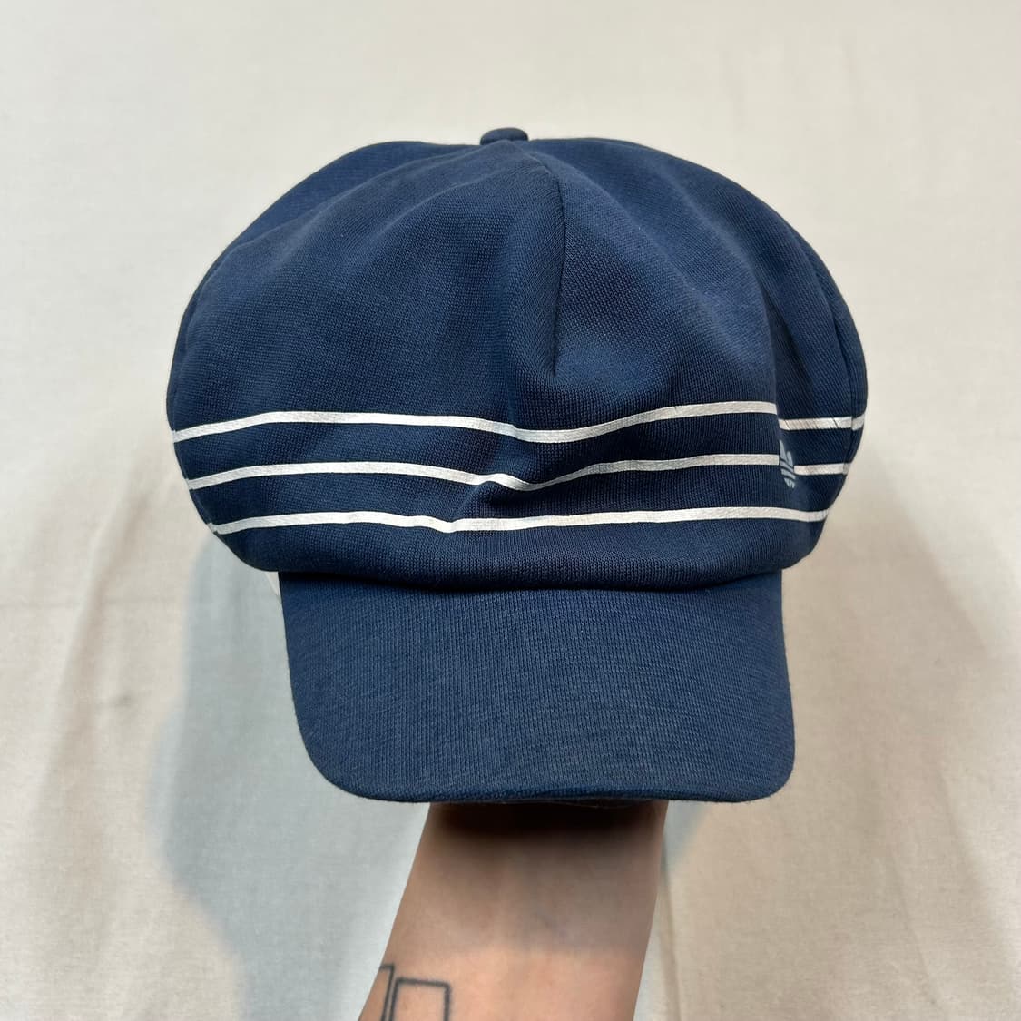 아디다스 빈티지 네이비 캐스킷 캡 모자 상품이미지2