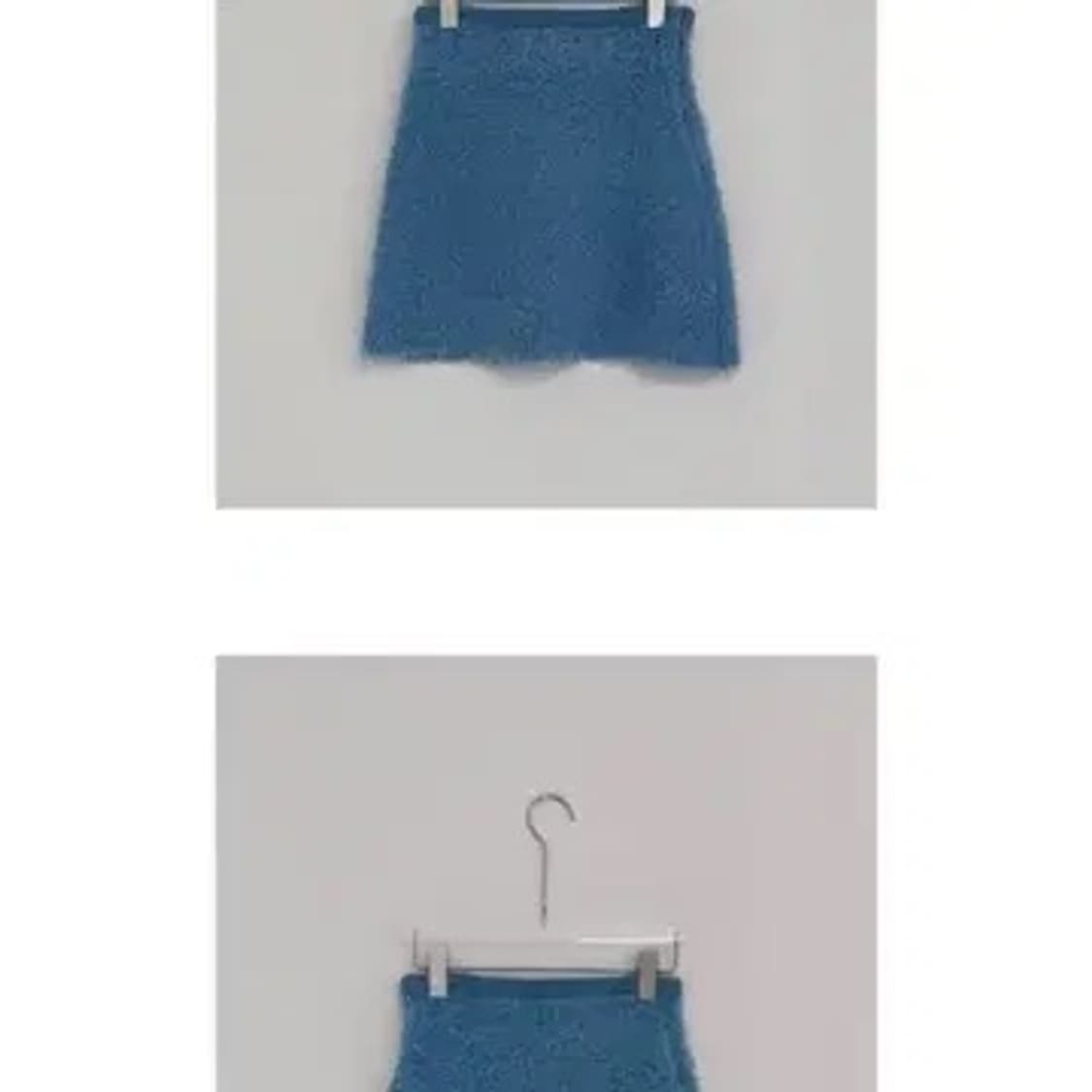 프레클 플러피 니티드 집업 셋업 블루 상품이미지5