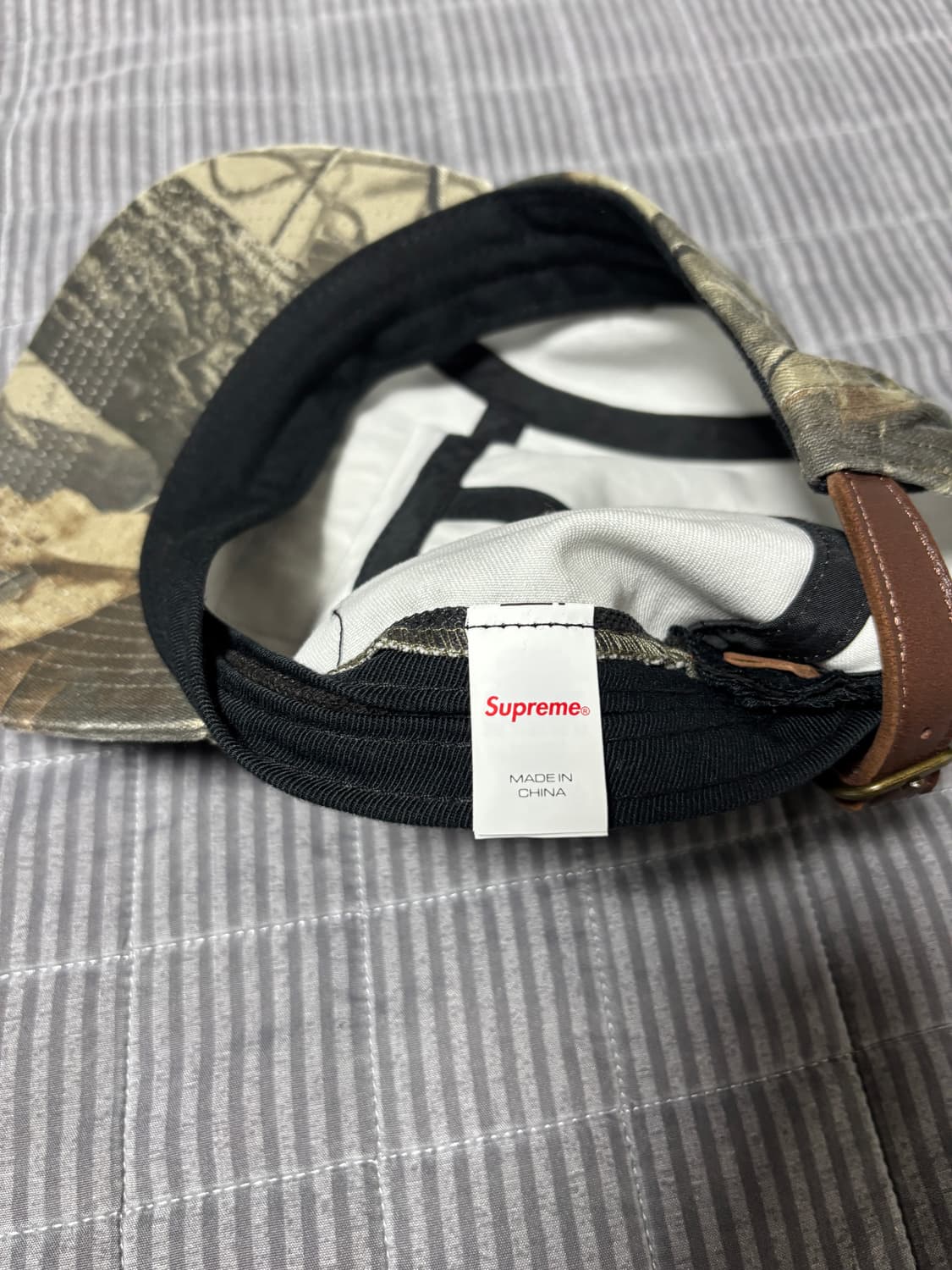 슈프림 워시드 치노 트윌 캠프캡 리얼트리 하드우즈 카모 - 25SS 상품이미지4