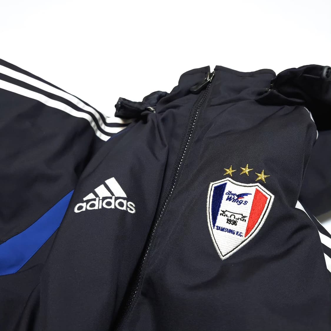 아디다스 올드스쿨 수원삼성 블루윙즈 누빔 점퍼 패딩 상품이미지3