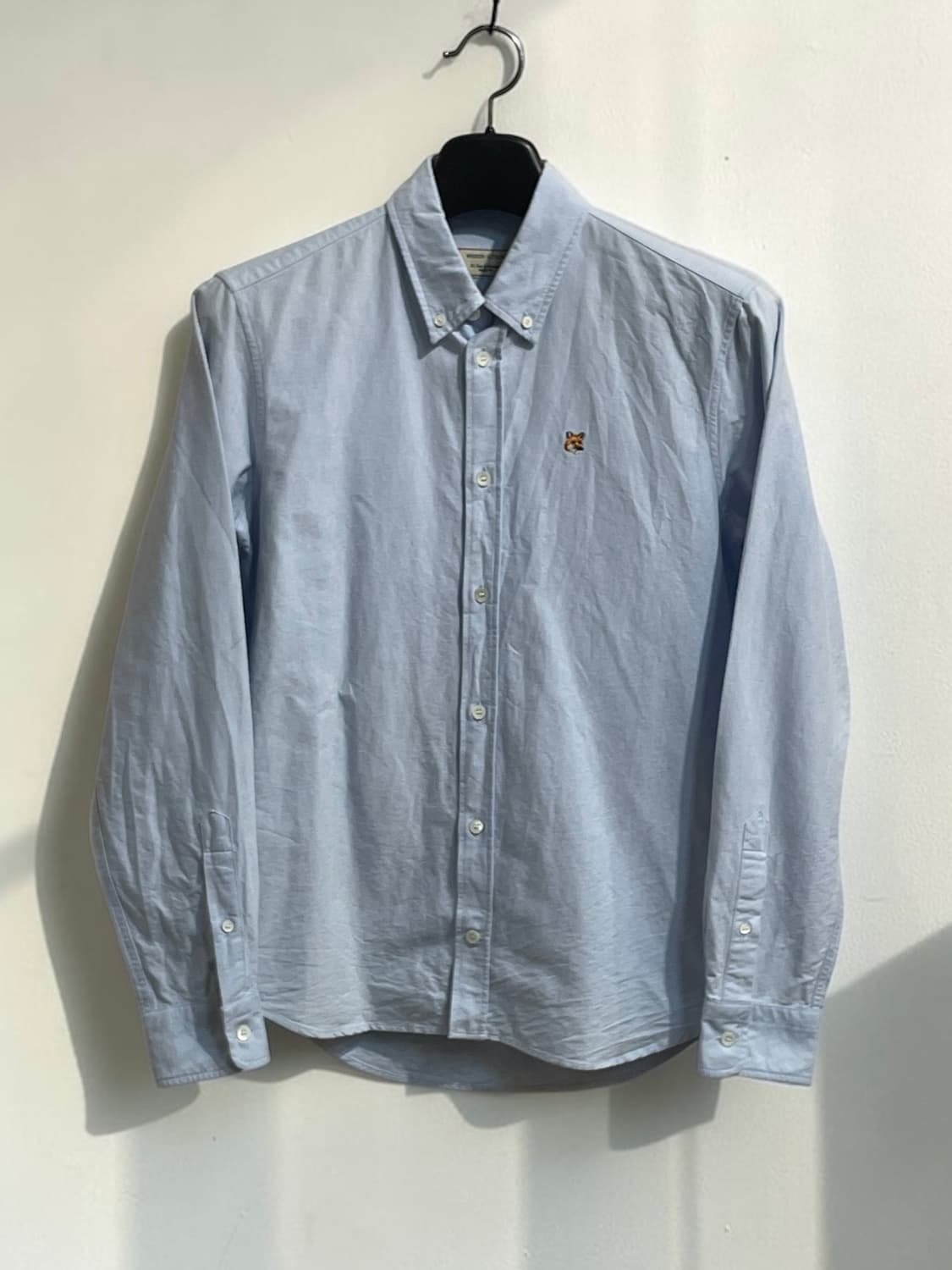 메종 키츠네 코튼 버튼다운 셔츠 상품이미지1