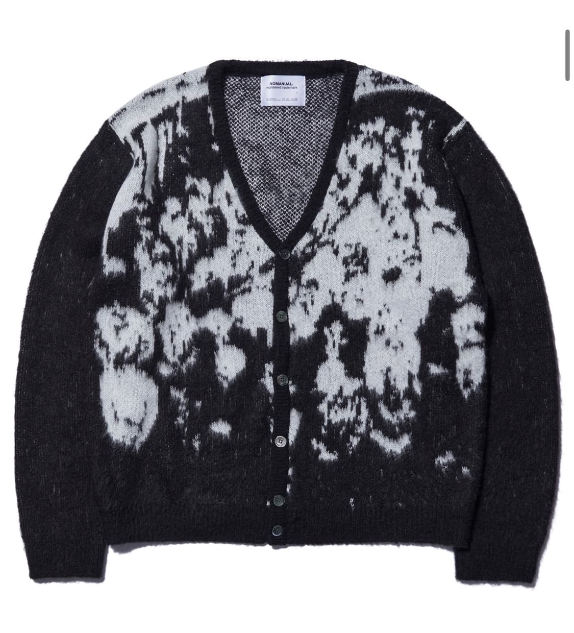 [노매뉴얼] PPS HAIRY CARDIGAN (BLACK/S사이즈) 상품이미지1