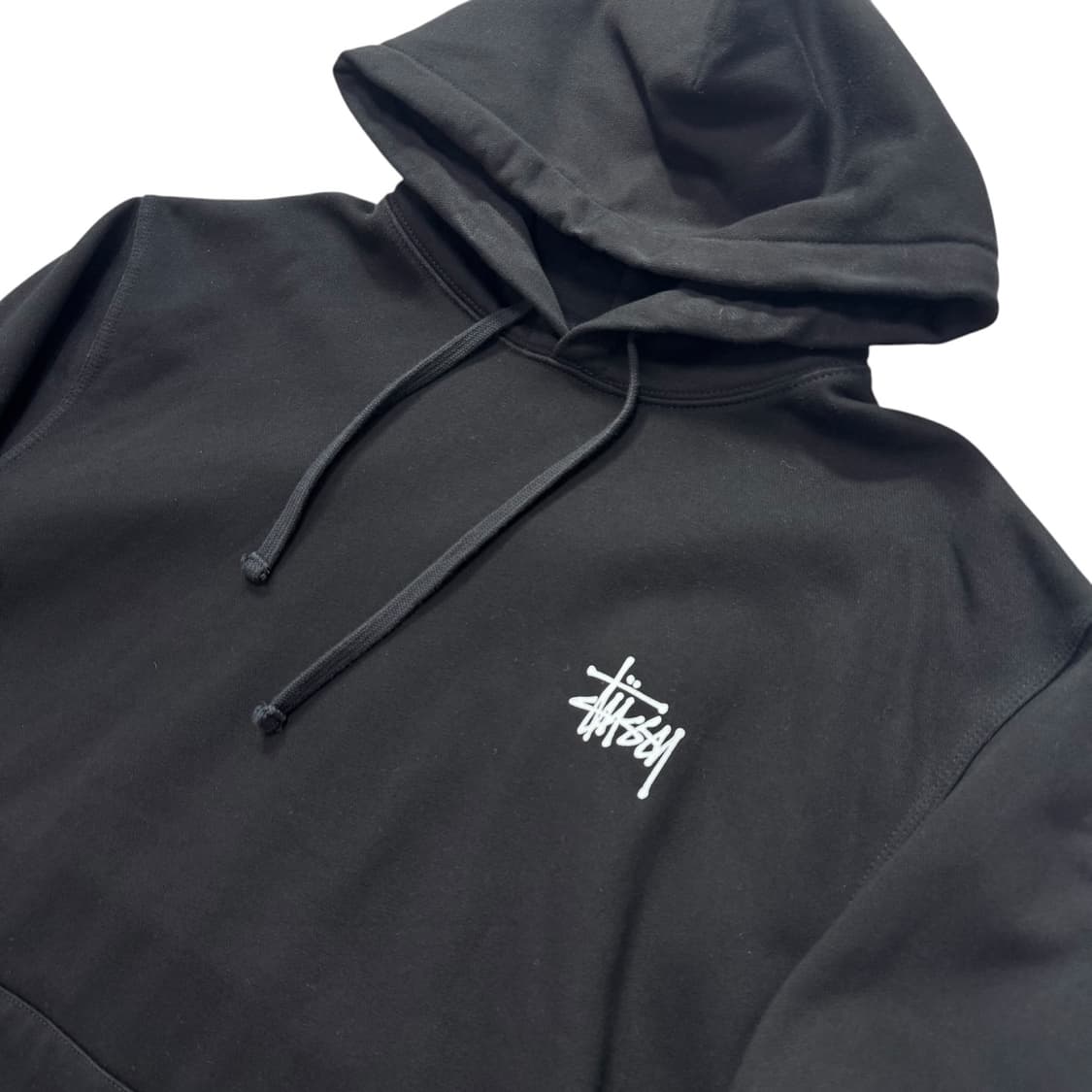 정품 스투시 빅로고 블랙 후드티 상품이미지3