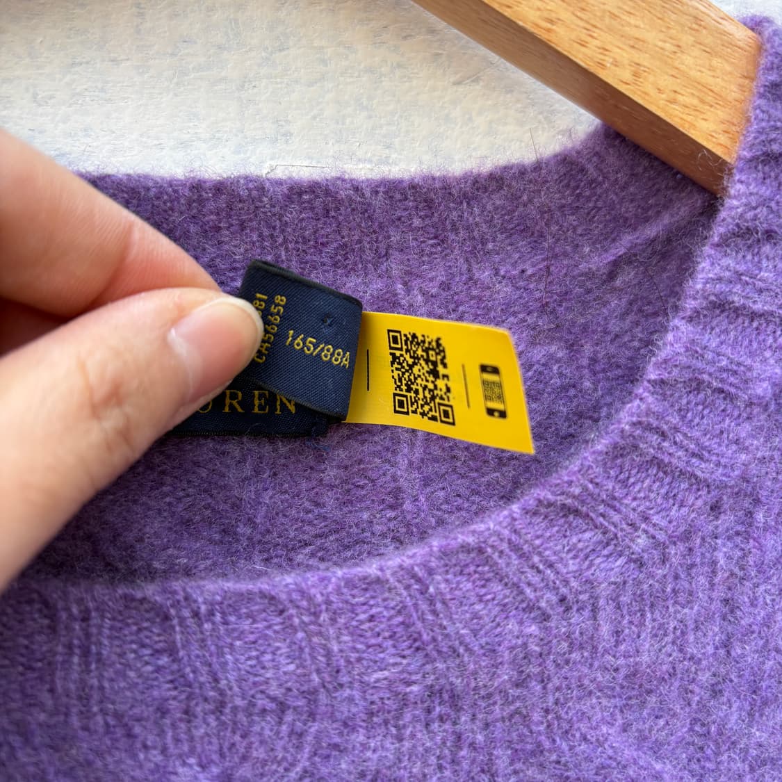 Polo 폴로 울 캐시미어 케이블 꽈배기 니트 상품이미지4