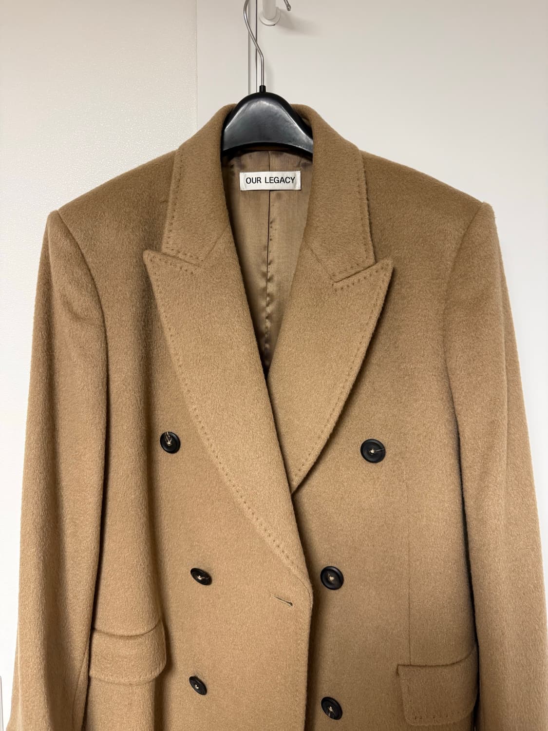 [시착제품]아워레가시 23FW 웨일코트 카멜 50사이즈 상품이미지2