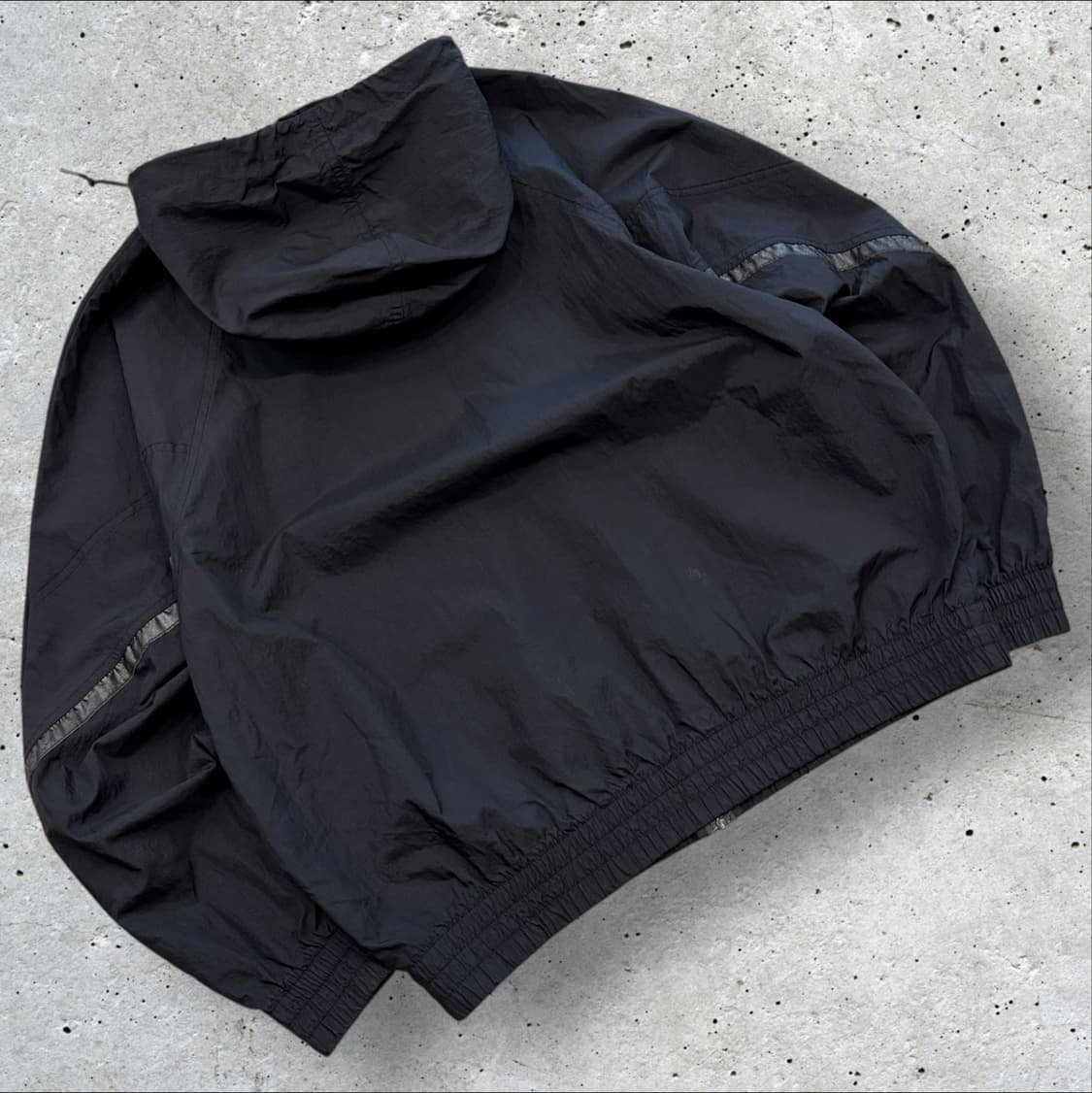 [L] 나이키 스카치 블랙 바람막이 후드 집업 B443 상품이미지2