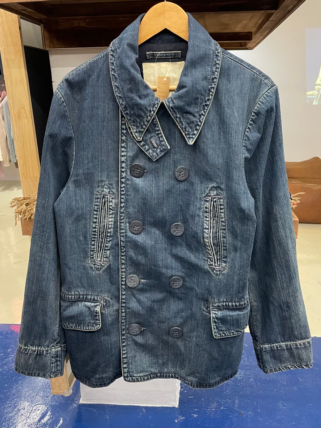 DnS 데님앤서플라이 데님 해군 피코트 상품이미지5