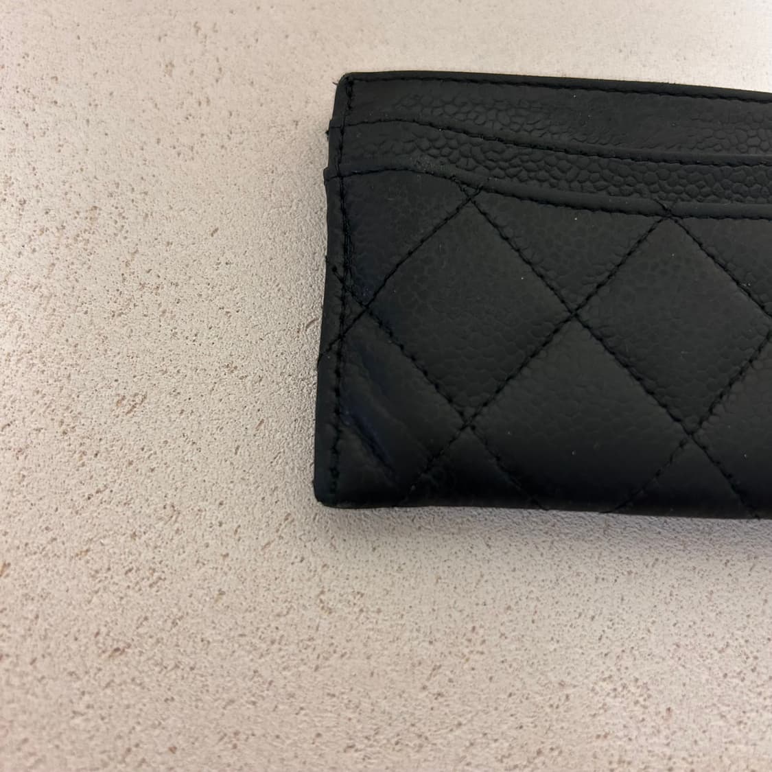 샤넬 캐비어 카드지갑 은장 블랙(풀박스/영수증포함) 상품이미지8