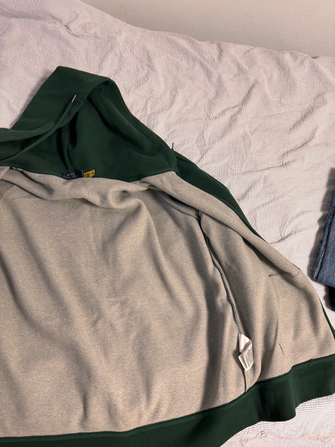 [Polo Ralph Lauren] 다크그린 기모 후드집업 (XL) 상품이미지6