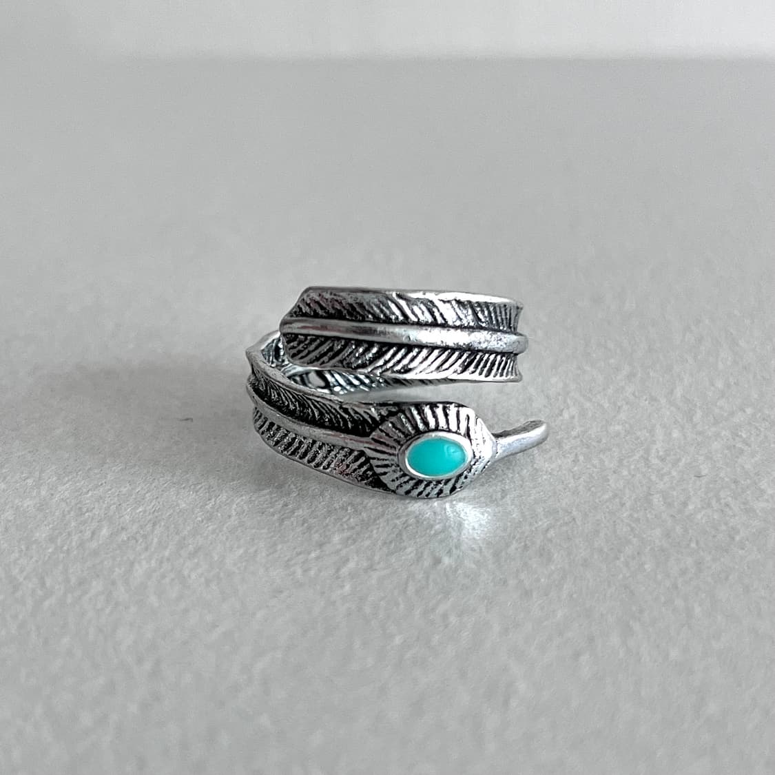 터키석 깃털 반지 상품이미지3