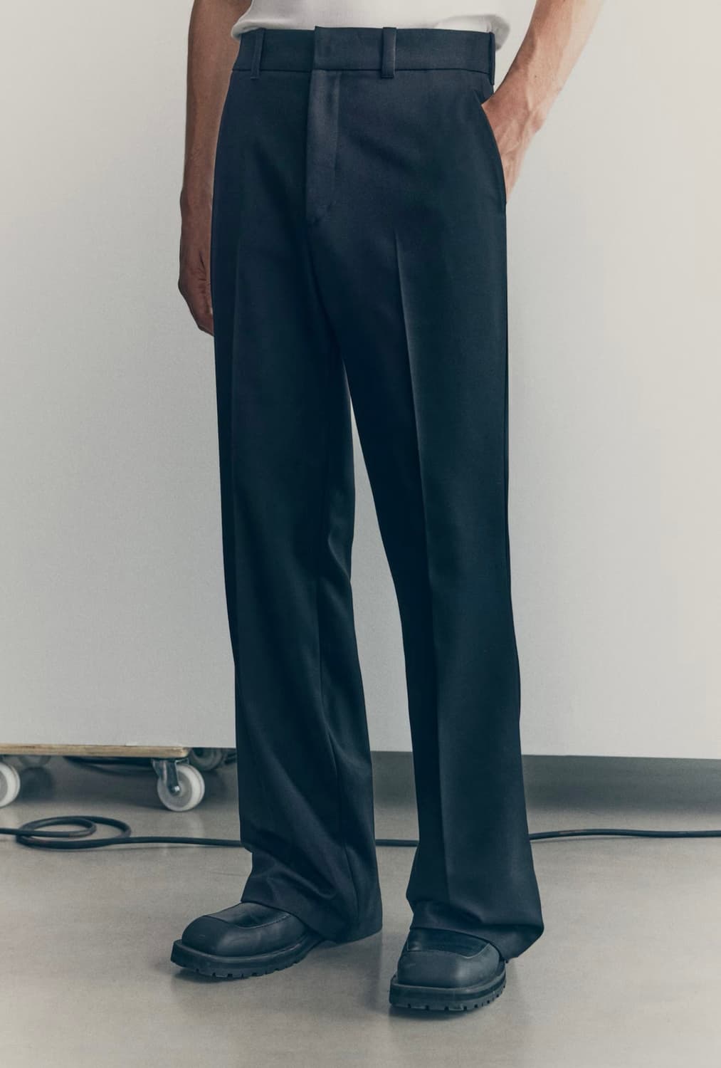 h&m 아뜰리에 울 블렌드 부츠컷 팬츠 상품이미지2