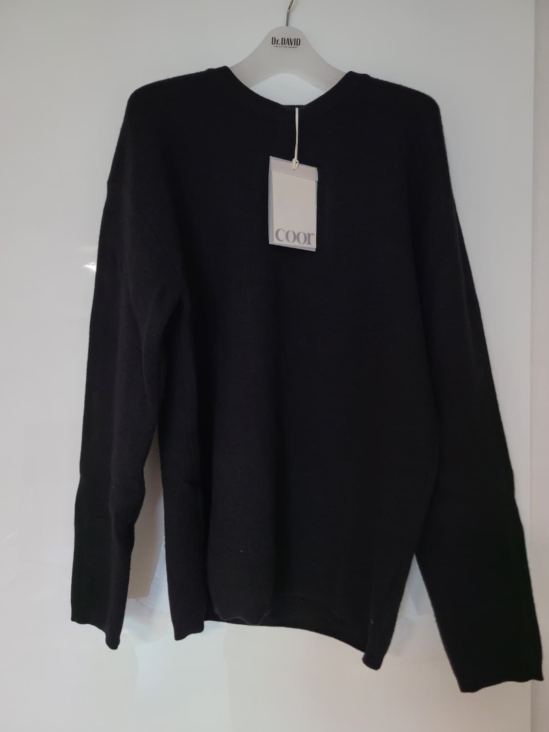 쿠어 울 니트 블랙 L사이즈 상품이미지1