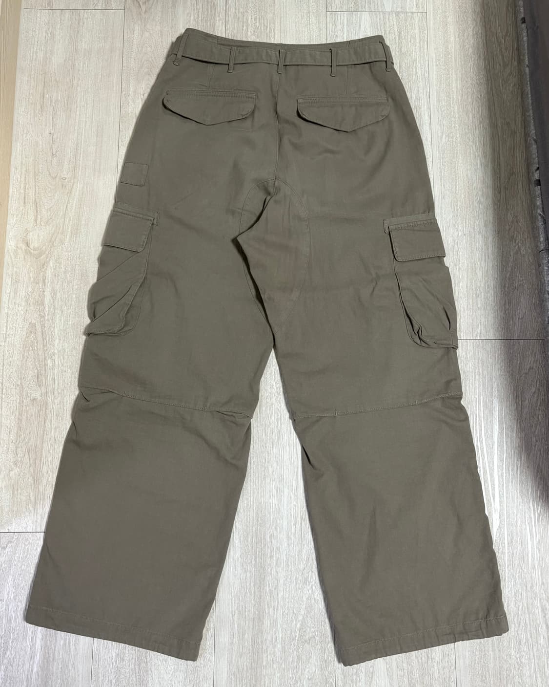 [2]폴리테루 벨티드 카고 올리브 그레이 상품이미지4