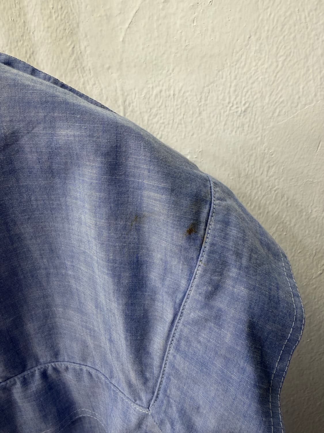 정품) 끌로에 블루 셔츠 긴팔 블라우스 38 상품이미지5