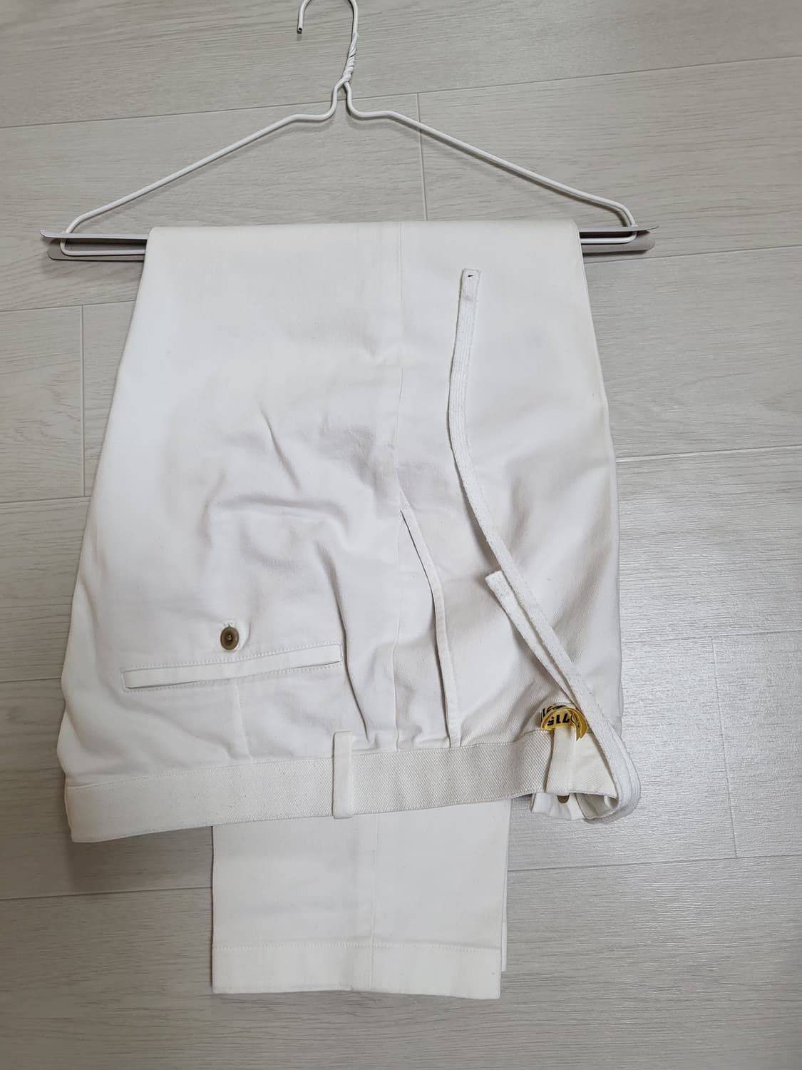 골프 필드 파크골프 유니클로 화이트 스판 바지 감탄팬츠 M 상품이미지4