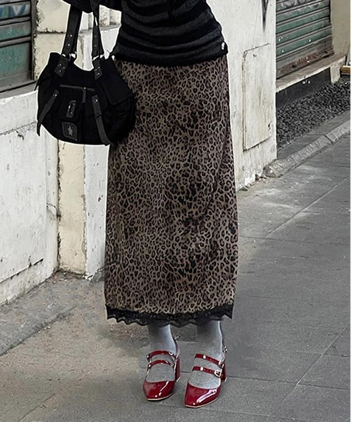 호피 롱 스커트 상품이미지4