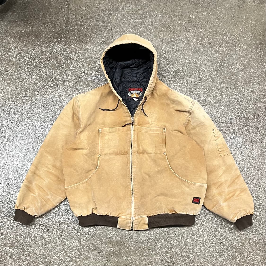 90s Tough duck 후드 워크 자켓 (110) 상품이미지1