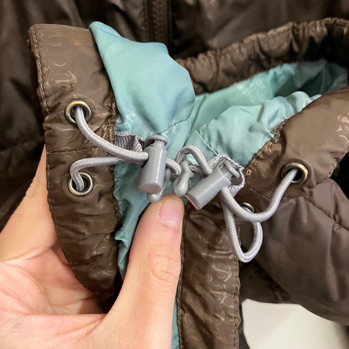 N126 노스페이스 경량 패딩 브라운 상품이미지6