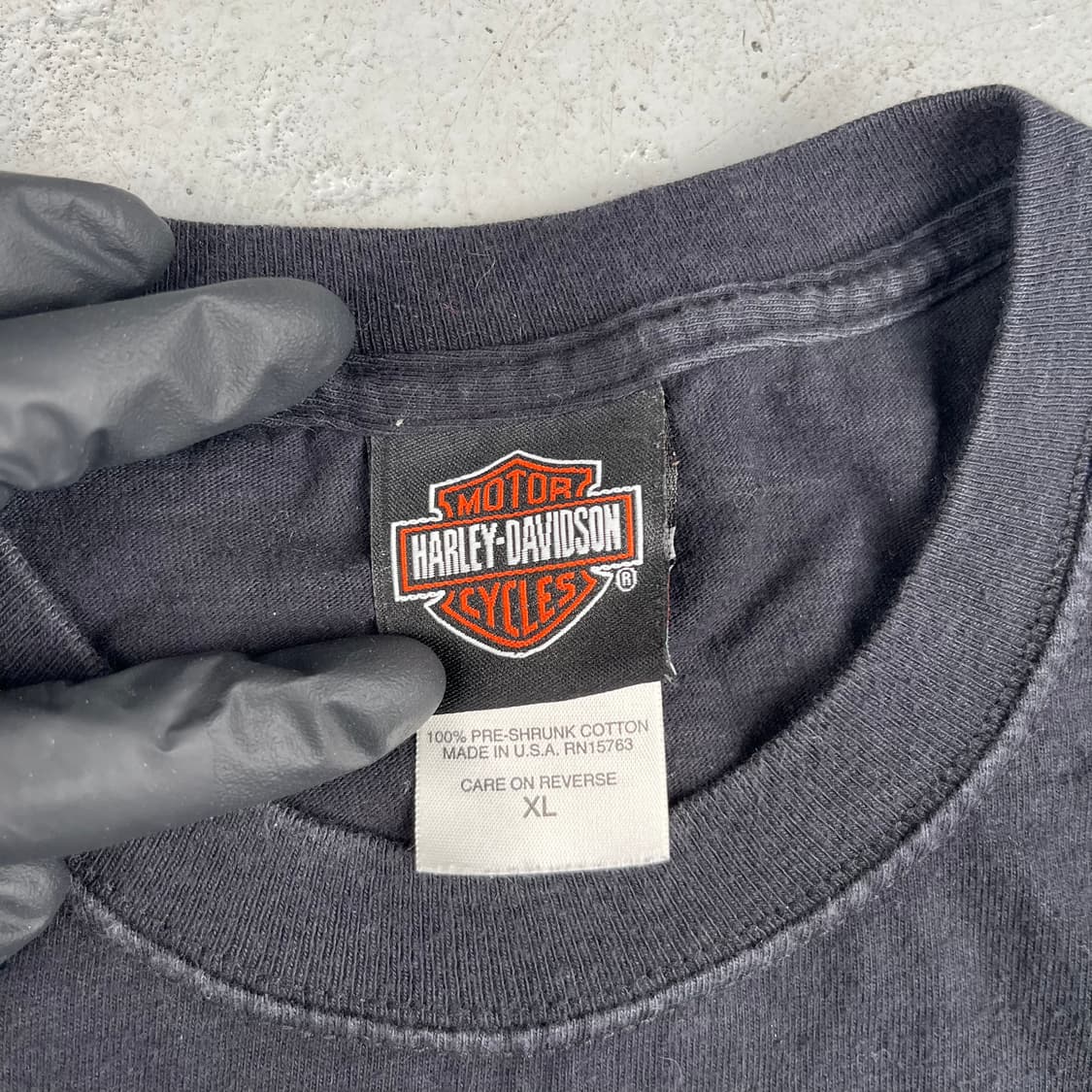 빈티지 할리데이비슨 클로운 플레임 롱슬리브 상품이미지4