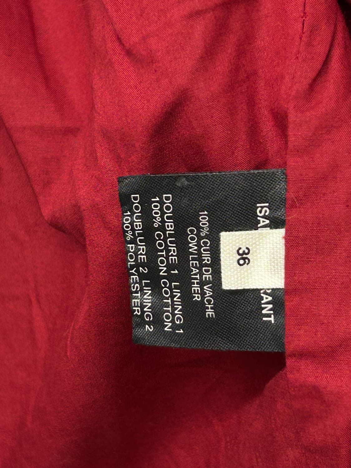 이자벨마랑 에뚜왈 블랙 가죽 자켓 상품이미지6