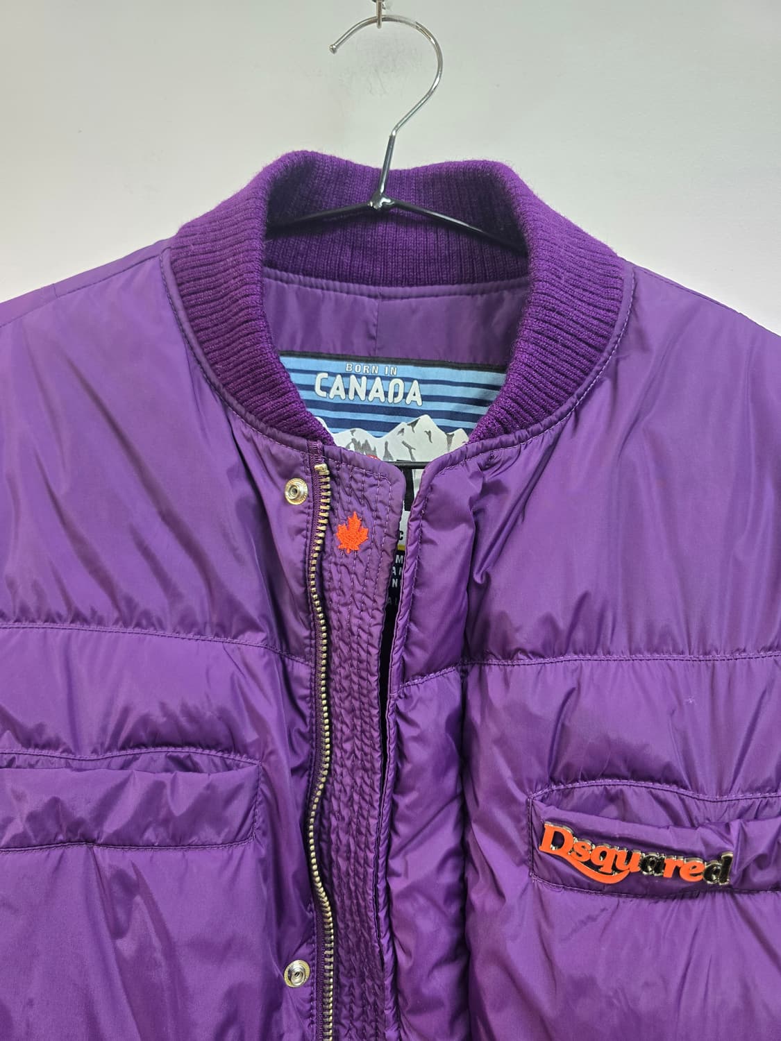 디스퀘어드2  정품 퍼플 구스 푸퍼패딩 상품이미지3