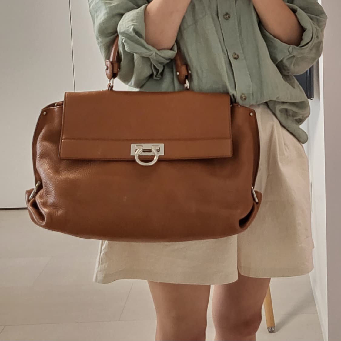 FERRGAMO 페라가모 정품 소피아백 2way 토트백 숄더백 상품이미지1