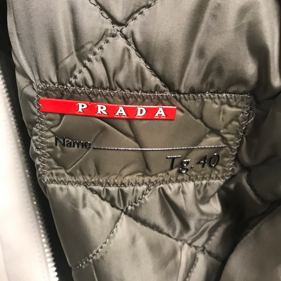 프라다 스포츠 아이보리 코트 40(W) 상품이미지6