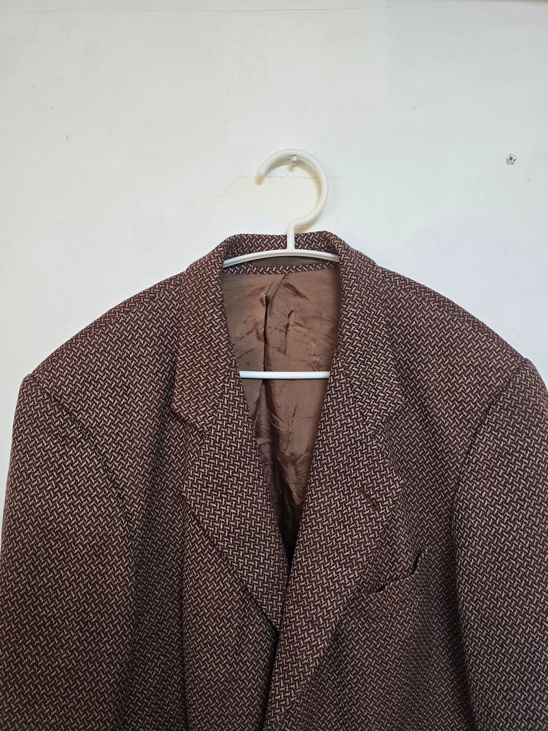 휴고 보스 브라운 울 캐시미어 자켓 48 (새상품급) 상품이미지3