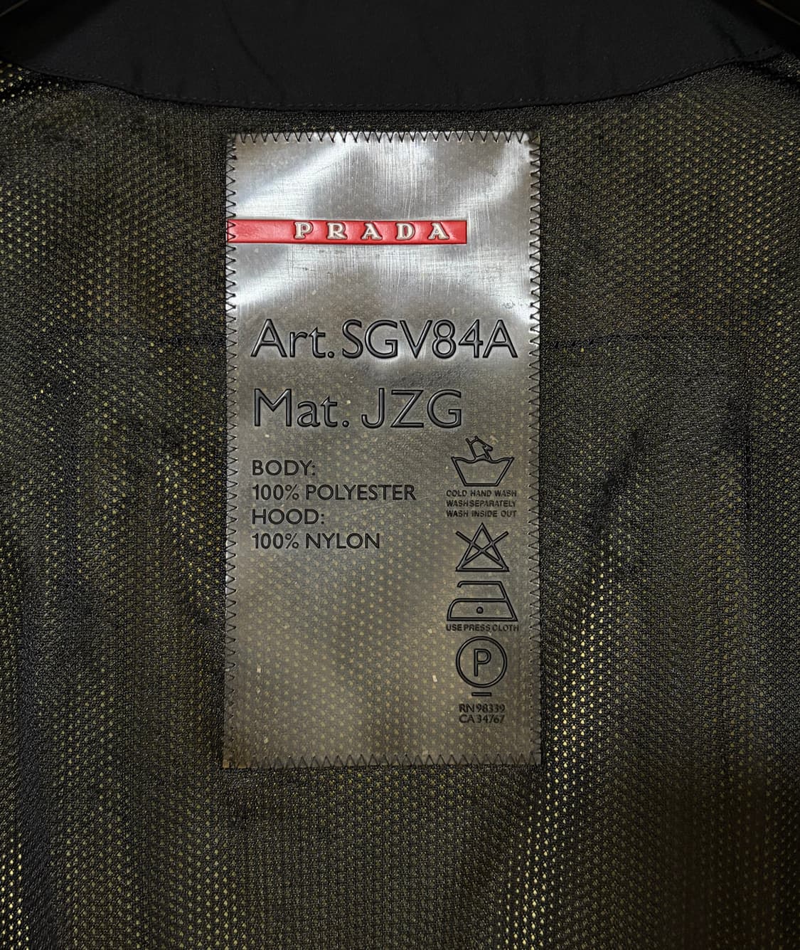 프라다 스포츠 하이넥 자켓 상품이미지5