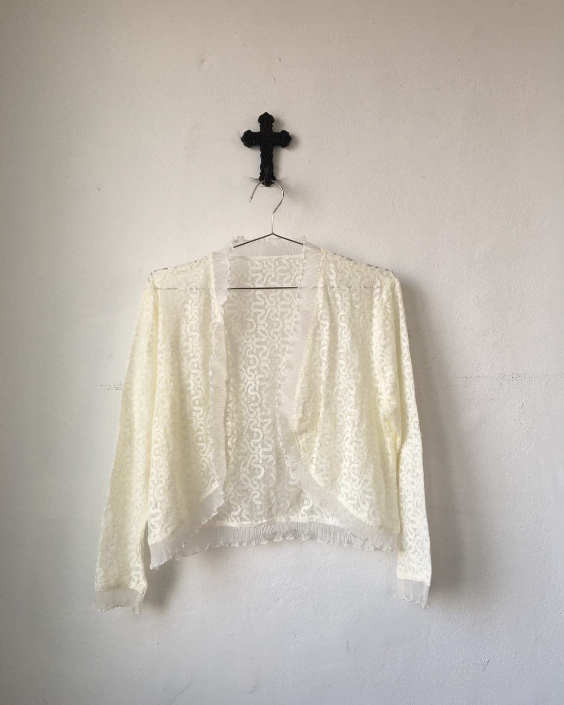 Lace open cardigan 상품이미지1
