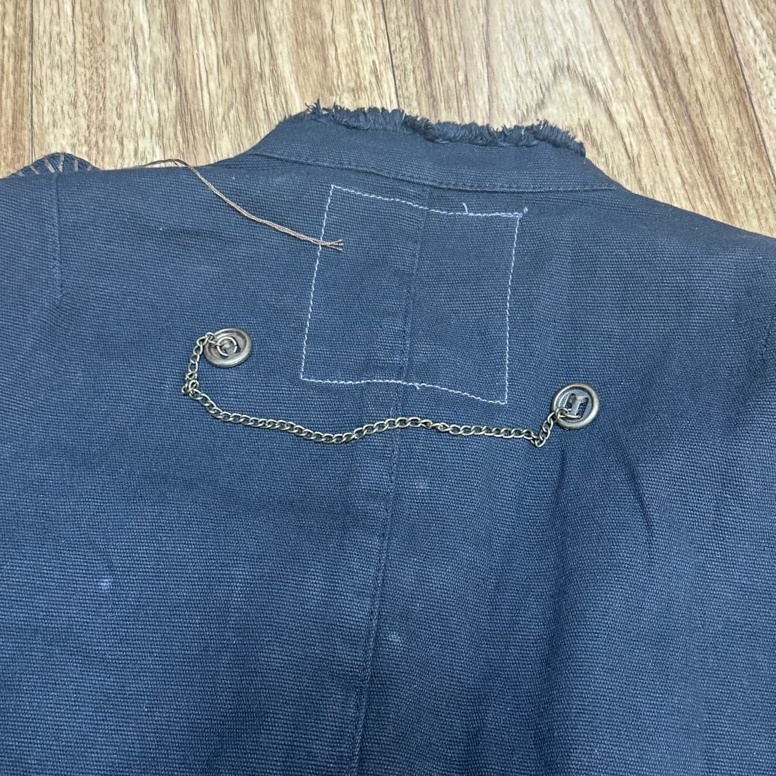 빈티지 블랙 금장 포켓 블랙 자켓 오네갸루 긱시크 고딕 그런지 베메클깔 상품이미지3