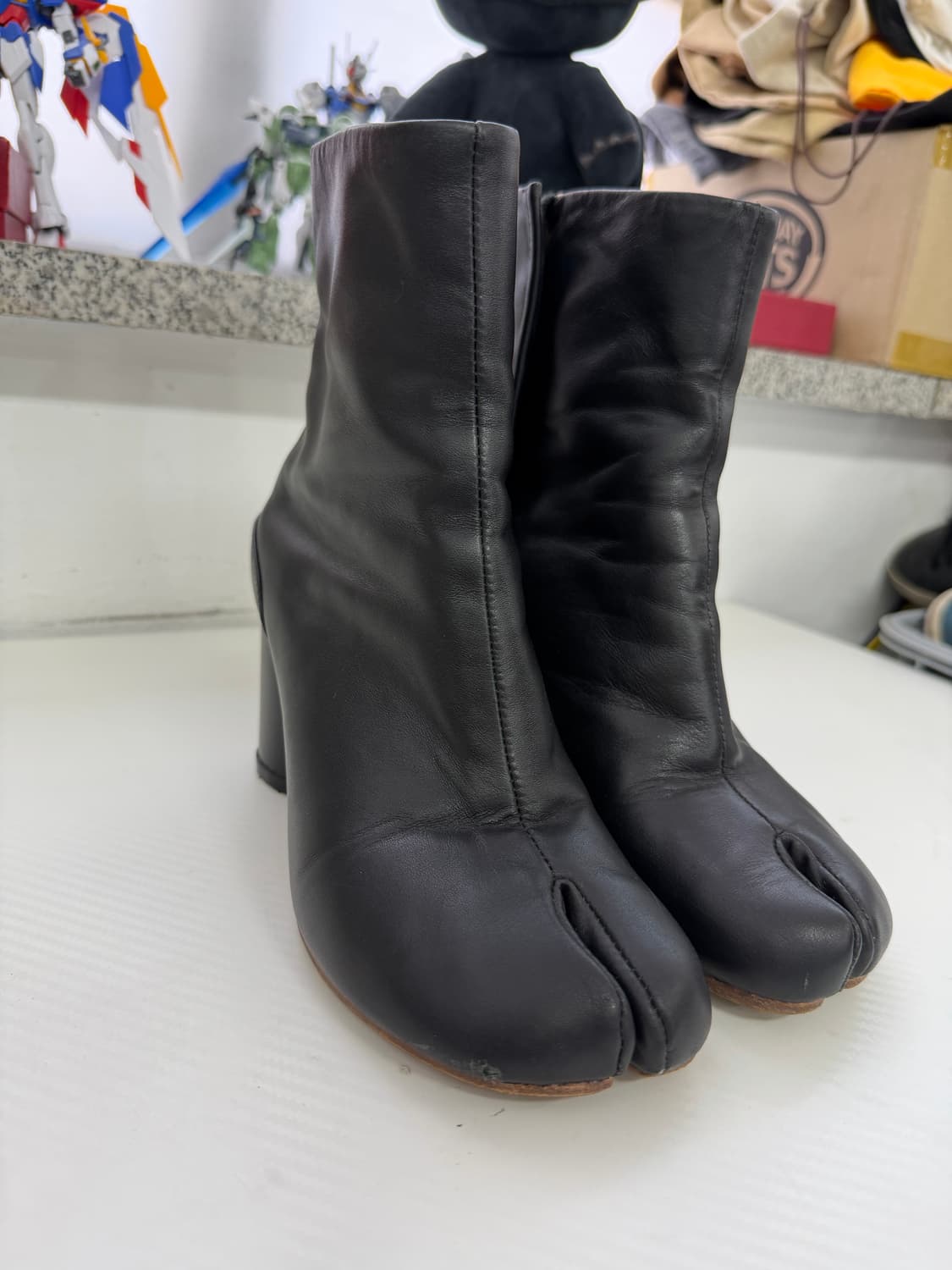 정품) 메종마르지엘라 타비 가죽 부츠 38 상품이미지3