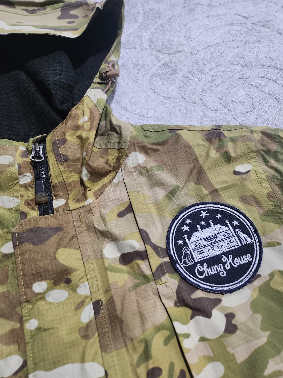 *노스페이스 카모플라주 바람막이 S 상품이미지5