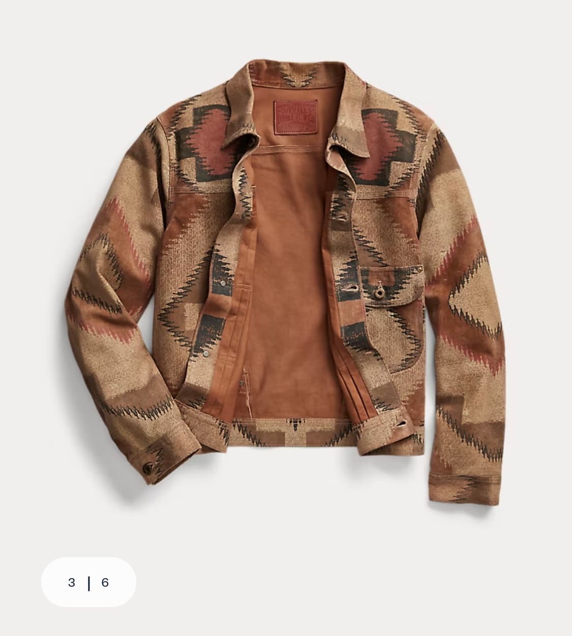 RRL 리미티드 에디션 러프아웃 스웨이드 재킷 M 상품이미지3