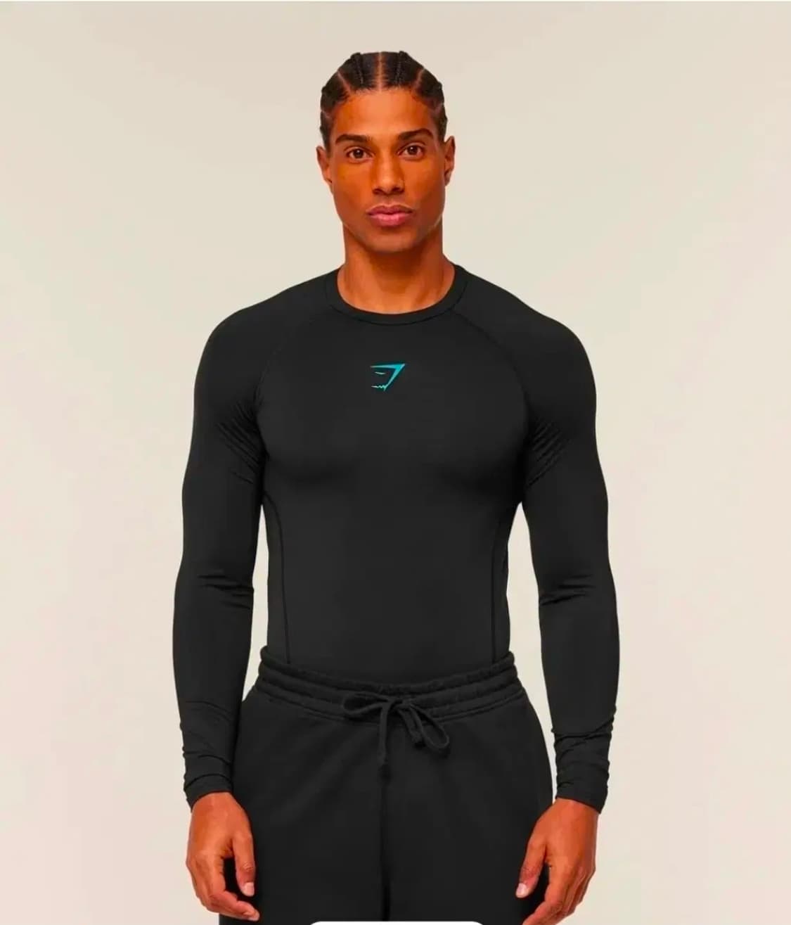 짐샤크 엘리먼트 롱슬리브 컴프레션 블랙 L 새상품 상품이미지1