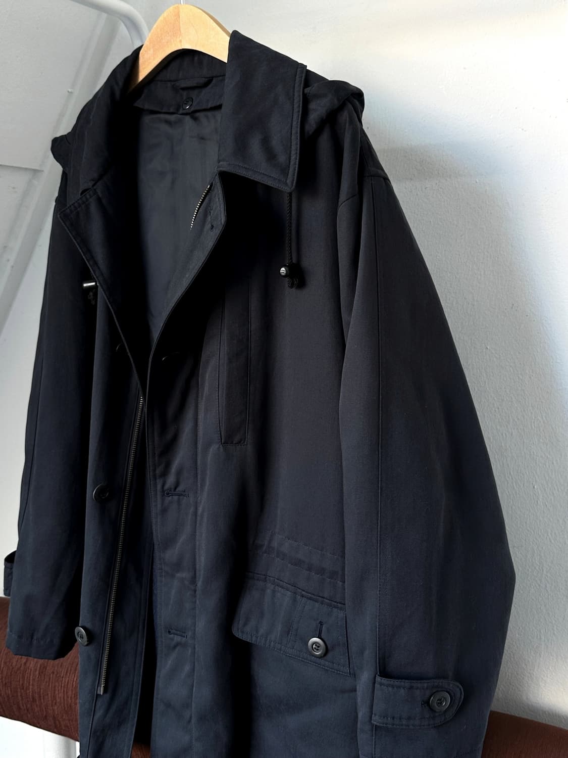 Soft fabric 2way linner mil coat 상품이미지5