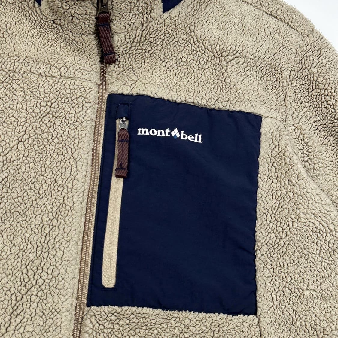 몽벨 마운틴 아이보리 쉐르파 후리스 자켓 (S) 상품이미지3