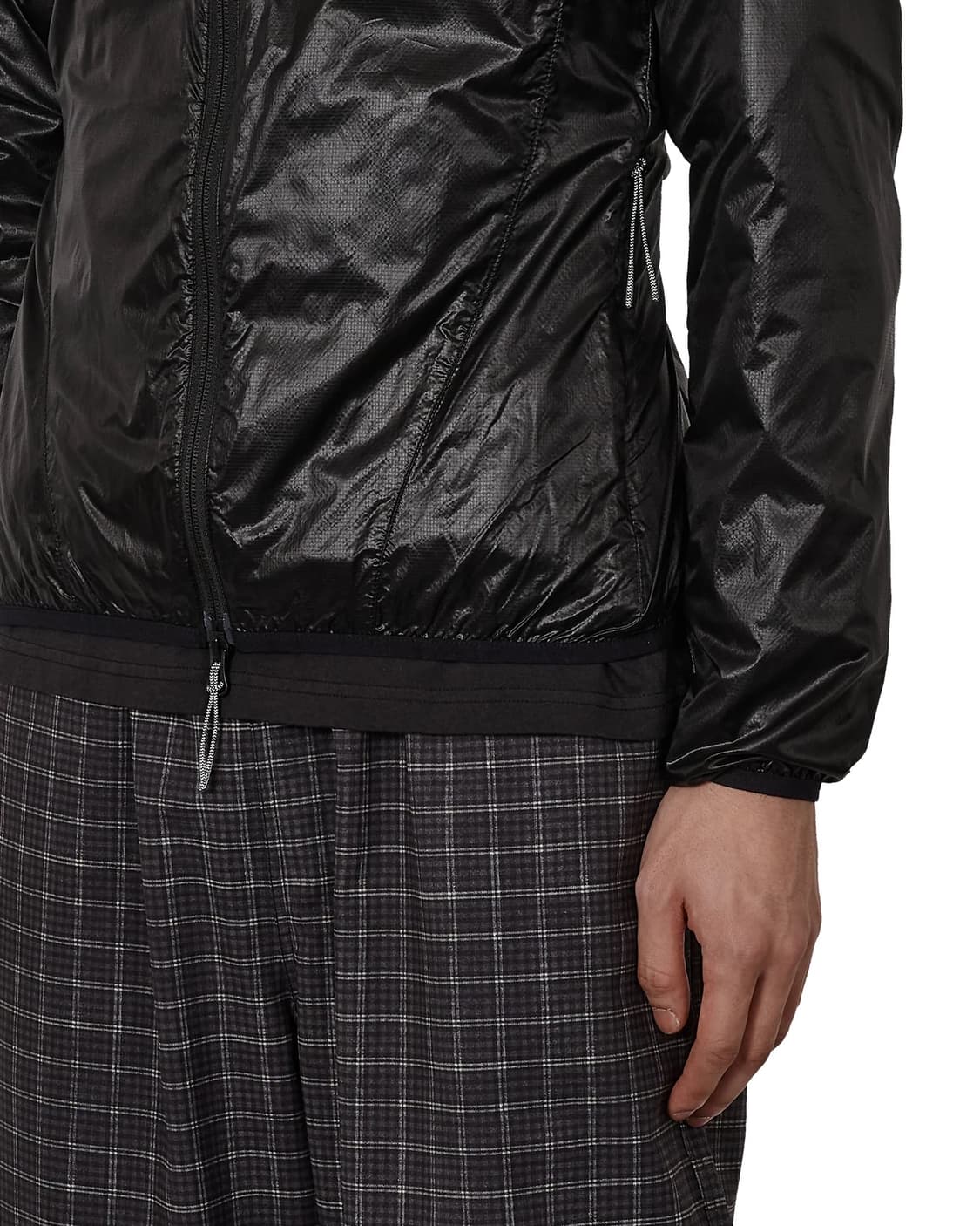 [M,L,XL]로아 하이킹 26ss 휴 패커블 윈드 자켓/블랙 상품이미지6