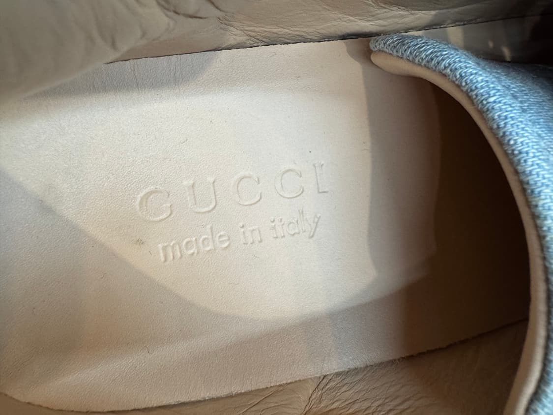 구찌 플로럴 자수 데님 에이스 빈티지 스니커즈 245~250 상품이미지8