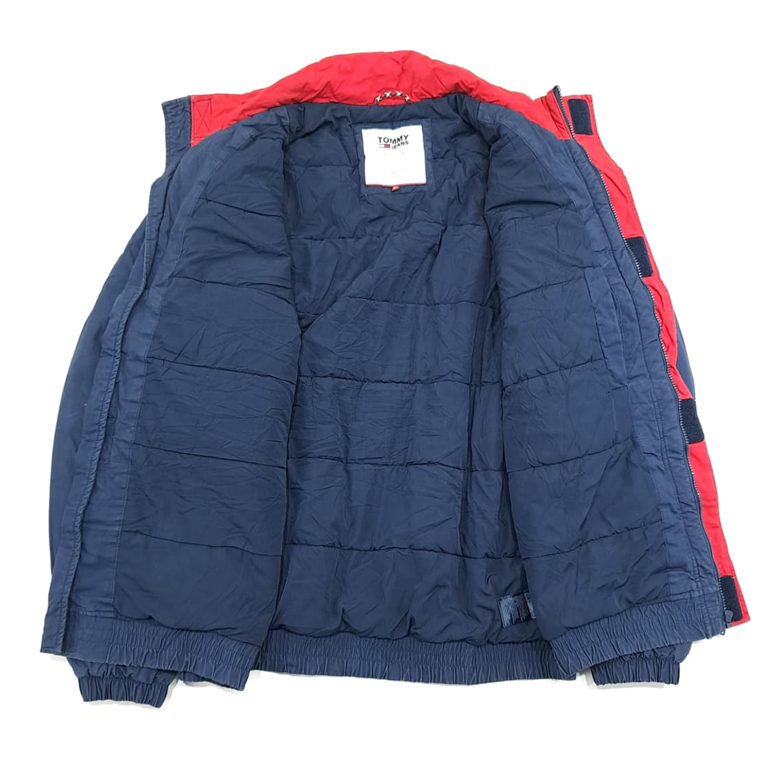 CN894 XL 타미 진스 진스 컬러블록 패딩 자켓 점퍼 상품이미지6