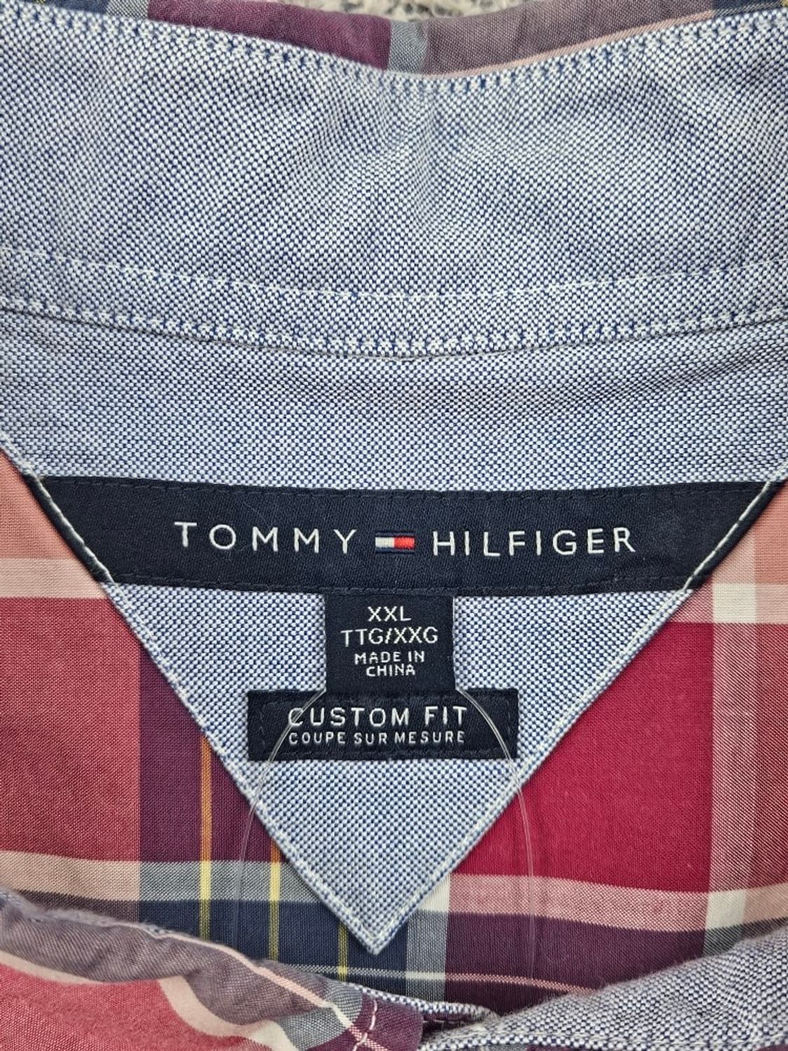 타미힐피거 체크 하프 반팔 셔츠 크롭커스텀 ( 2XL ) / 11912 상품이미지7
