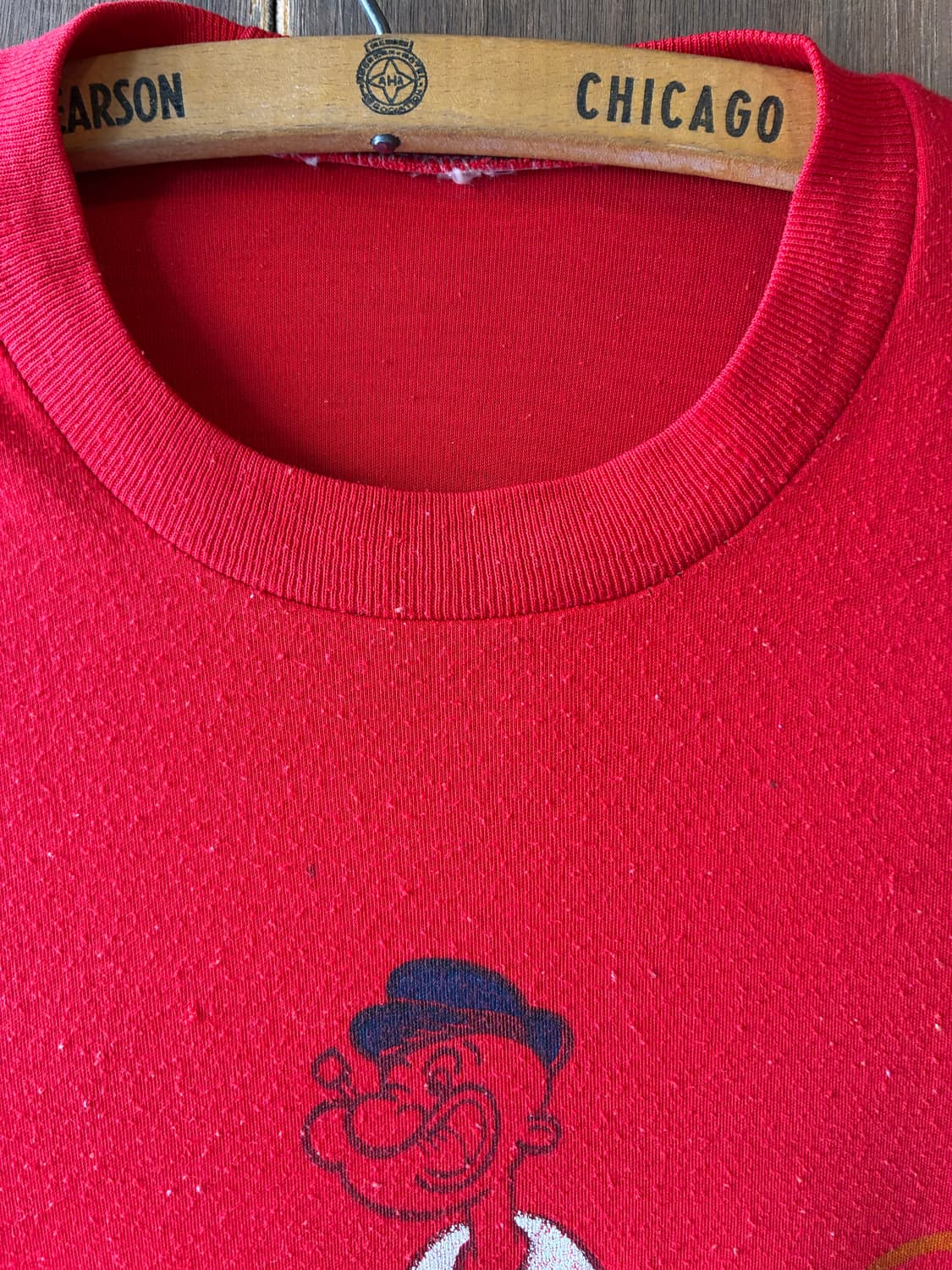 70~80‘s Vintage Popeye Print Tee 상품이미지4