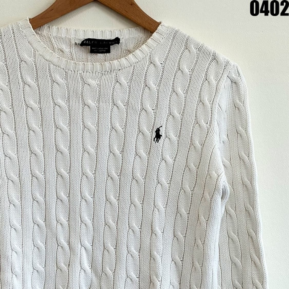 폴로 랄프로렌 케이블 니트 스웨터 M 0402 상품이미지2