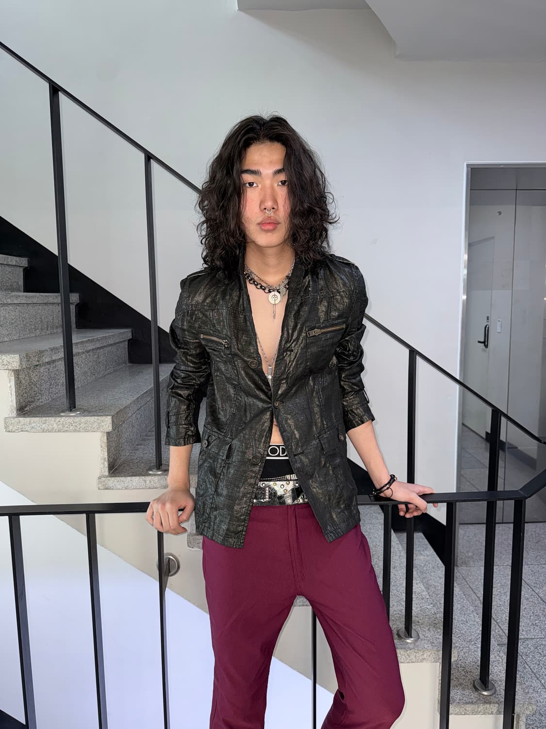 burgundy pants 상품이미지2