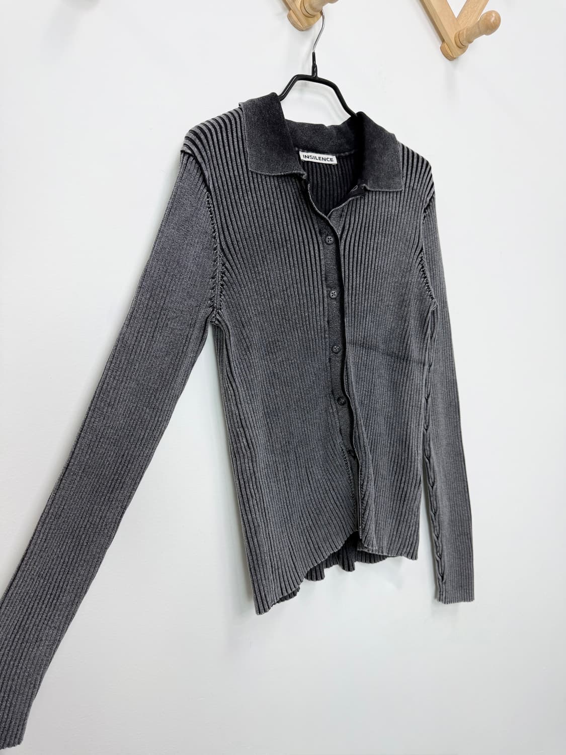 인사일런스우먼 워싱 카라가디건 상품이미지5