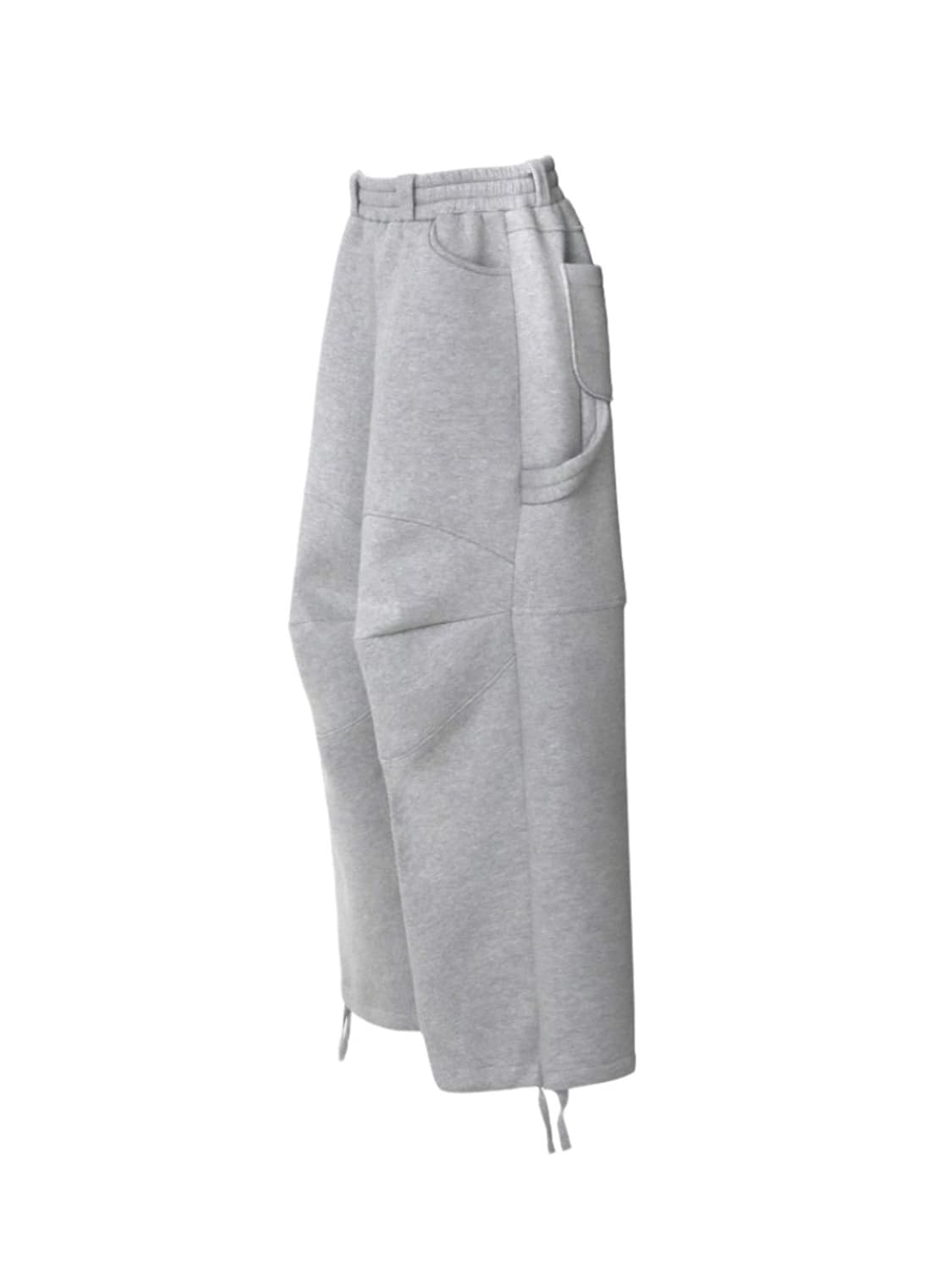 [OS] MJD 3D 니 스웻 팬츠 멜란지 그레이 상품이미지1